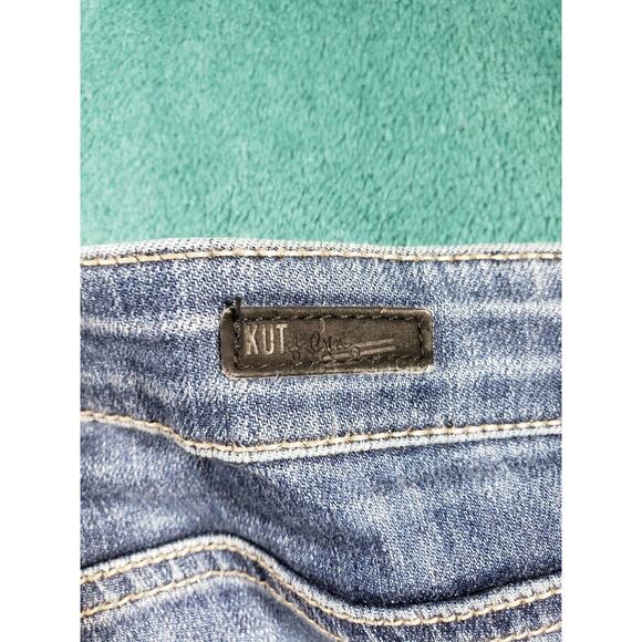 Kut From The Kloth Jeans Size 14 Womens Blue Pants Denim Catherine Straight - Picture 12 of 13